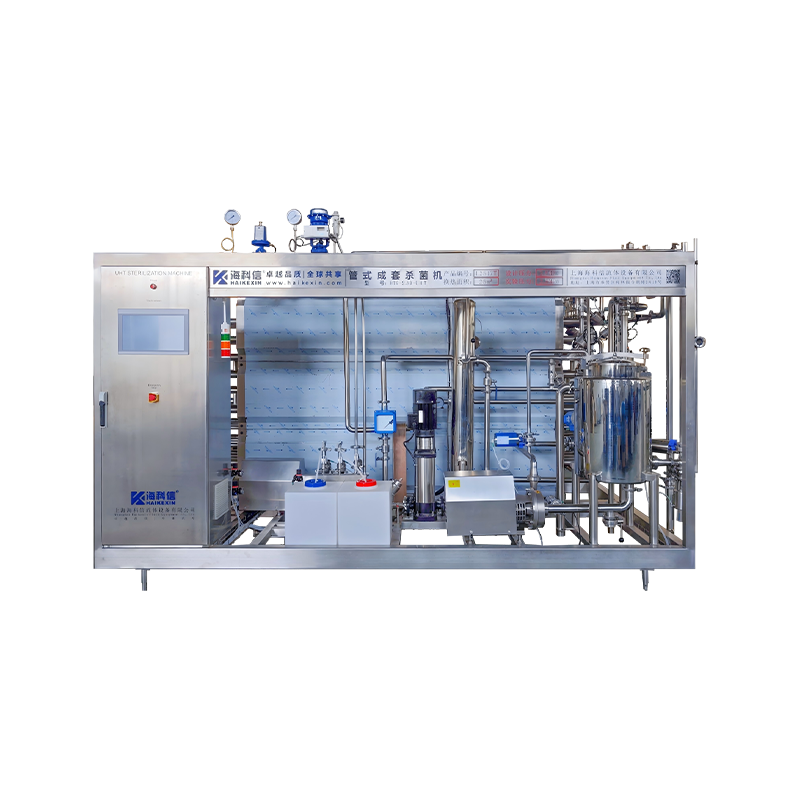 Automatisk UHT-sterilisator (Ultra-High Temperature).