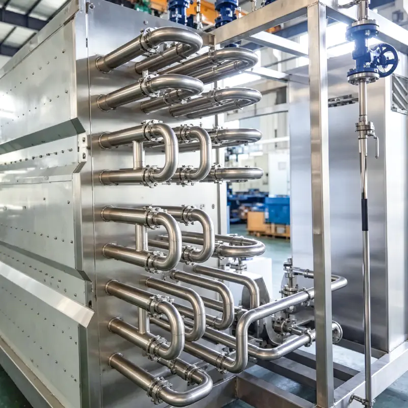 Automatisk UHT-sterilisator (Ultra-High Temperature). Automatisk UHT-sterilisator (Ultra-High Temperature).