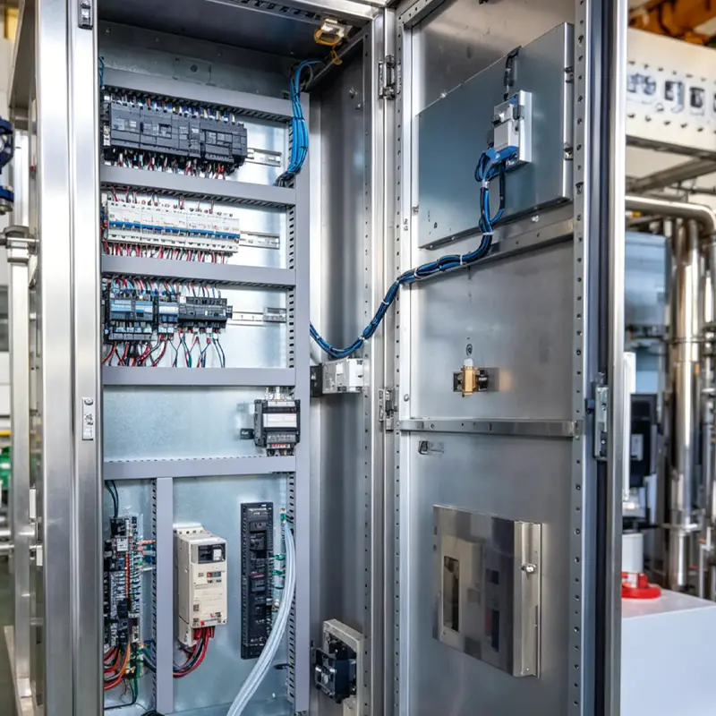Automatisk UHT-sterilisator (Ultra-High Temperature). Automatisk UHT-sterilisator (Ultra-High Temperature).